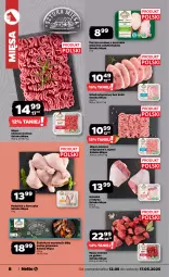 Gazetka promocyjna Netto - Od Poniedziałku - Gazetka - ważna od 17.05 do 17.05.2025 - strona 8 - produkty: Kurczak, Mięso wołowe, Mięso mielone, Por, Golonka z indyka, Schab wieprzowy, Mięso, Podudzie z kurczaka