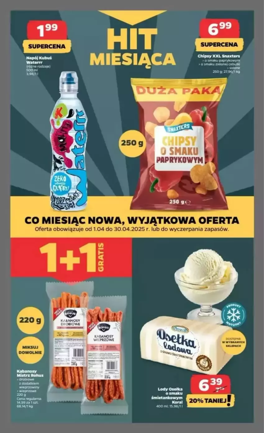 Gazetka promocyjna Netto - ważna 10.04 do 16.04.2025 - strona 15 - produkty: Fa, Kabanos, Lody
