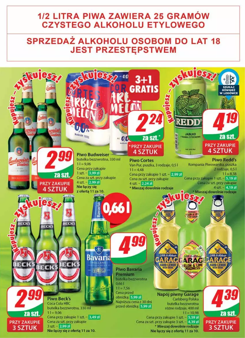 Gazetka promocyjna Dino - Gazetka 18 / 2024 - ważna 02.05 do 07.05.2024 - strona 47 - produkty: Carlsberg, Gra, Napój, Piwa, Piwo, Pur, Redd's, Ser