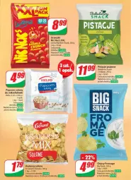 Gazetka promocyjna Dino - Gazetka 18 / 2024 - Gazetka - ważna od 07.05 do 07.05.2024 - strona 43 - produkty: Pistacje, Orzeszki, Dr Gerard, Chipsy, Popcorn, Lorenz, Helio, Krakersy, Fa
