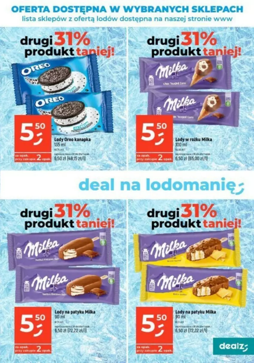 Gazetka promocyjna Dealz - ważna 07.09 do 13.09.2023 - strona 18 - produkty: Lody, Milka