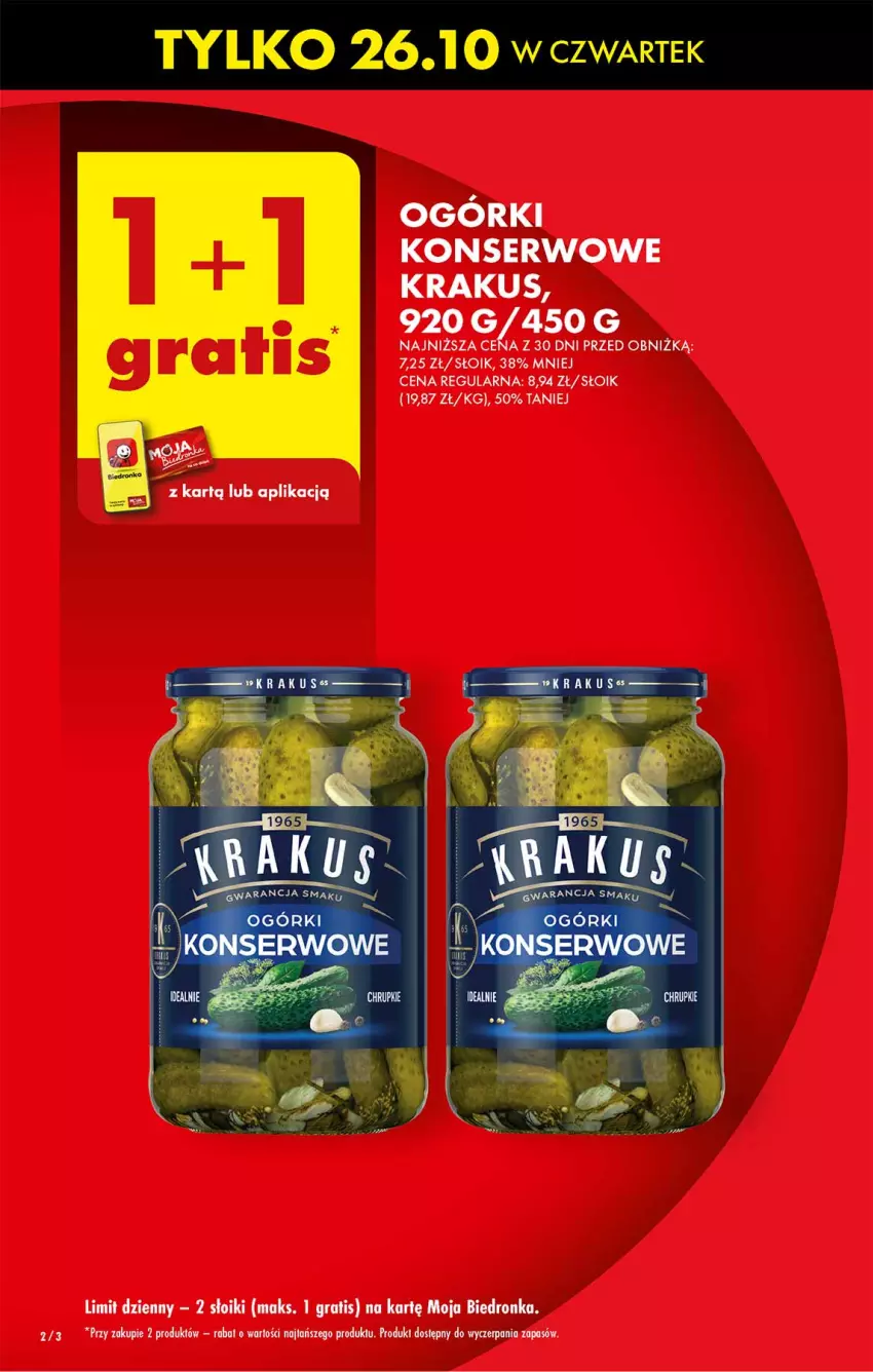 Gazetka promocyjna Biedronka - Od czwartku - ważna 26.10 do 01.11.2023 - strona 2 - produkty: Gra, Krakus, Ser