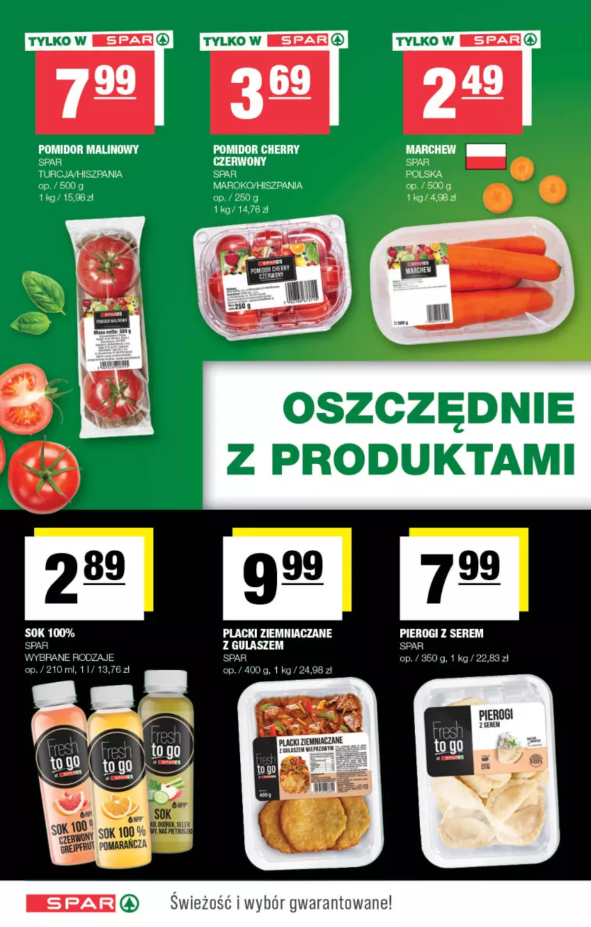 Gazetka promocyjna Spar - Spar - ważna 01.01 do 11.01.2023 - strona 10 - produkty: Lack, Pierogi, Ser, Sok