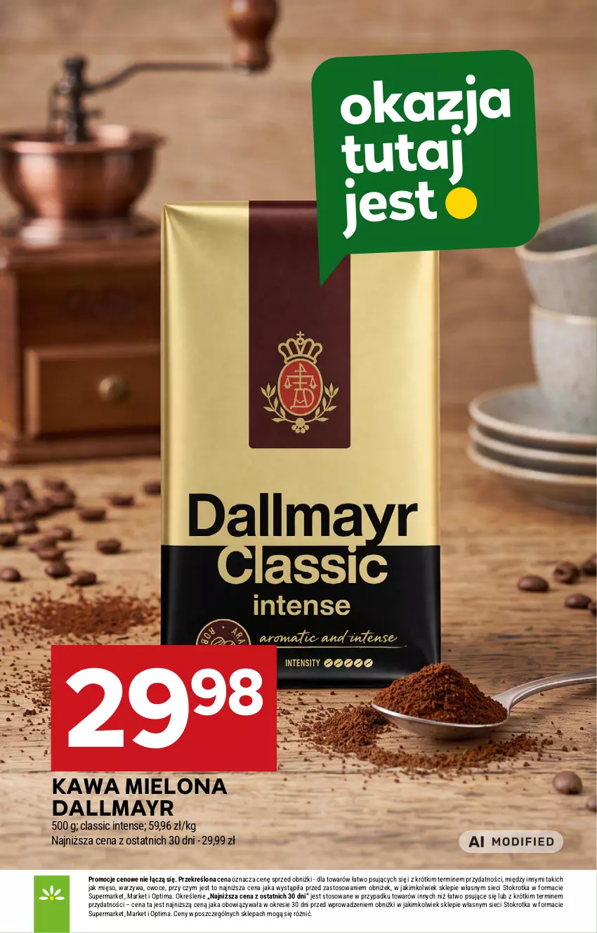 Gazetka promocyjna Stokrotka - Market - ważna 13.08 do 19.08.2026 - strona 22 - produkty: Dallmayr, Kawa, Kawa mielona, Mięso, Optima, Owoce, Warzywa