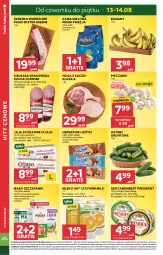 Gazetka promocyjna Stokrotka - Market - Gazetka - ważna od 19.08 do 19.08.2026 - strona 4 - produkty: Piec, Banany, Warzywa, Ser, Gra, Kiełbasa krakowska, Jaja, Président, Jeżyki, Kawa mielona, Kawa, Optima, Herbatniki, Camembert, Farm Milk, Torba, Noga z kaczki, Mąka, Prima, Owoce, Grunt, Kiełbasa, Olewnik, Mięso, Mleko, Fa