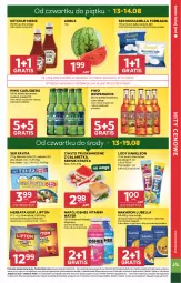 Gazetka promocyjna Stokrotka - Market - Gazetka - ważna od 19.08 do 19.08.2026 - strona 5 - produkty: Mozzarella, Piwa, Piwo, Lubella, Ketchup, Makaron, Warzywa, Ser, Gra, Favita, Bell, Mlekovita, Desperados, Lody, Leon, Optima, Carlsberg, Lipton, Spaghetti, Eleo, Oshee, Owoce, Bella, Arbuz, Herbata, Gala, Napój, Heinz, Mięso, Hortex, Mleko, Fa