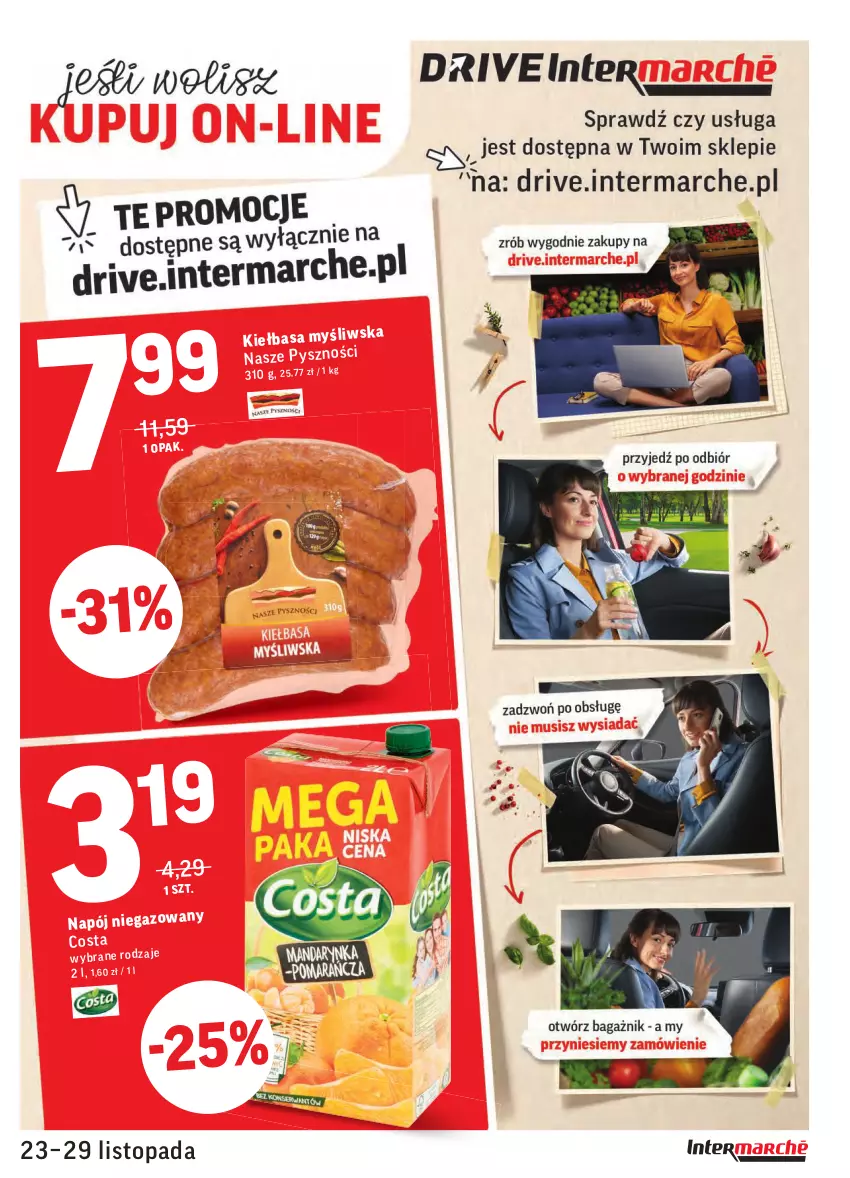 Gazetka promocyjna Intermarche - Gazetka promocyjna - ważna 23.11 do 29.11.2021 - strona 21 - produkty: Napój, Top