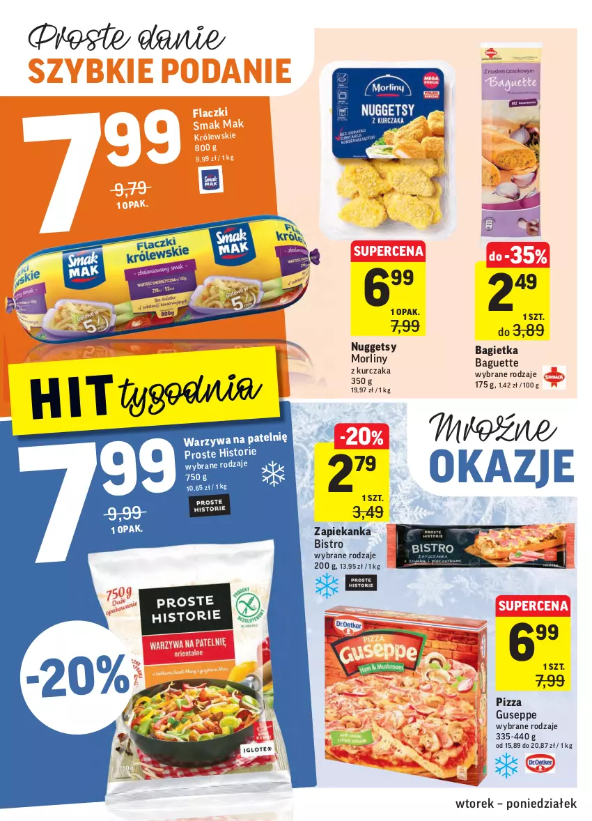 Gazetka promocyjna Intermarche - Gazetka promocyjna - ważna 23.11 do 29.11.2021 - strona 22 - produkty: Bagietka, Kurczak, Morliny, Pizza, Zapiekanka