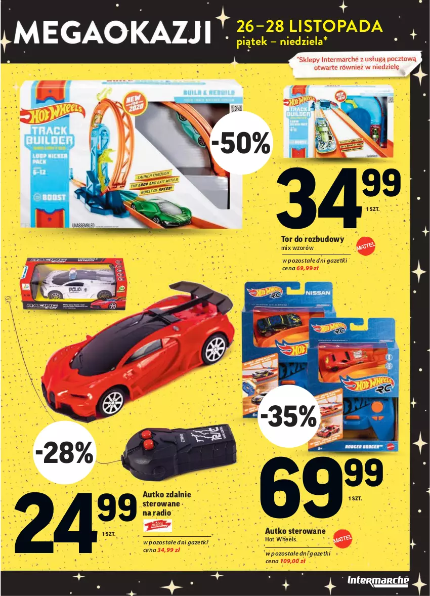 Gazetka promocyjna Intermarche - Gazetka promocyjna - ważna 23.11 do 29.11.2021 - strona 38 - produkty: Hot Wheels, Top