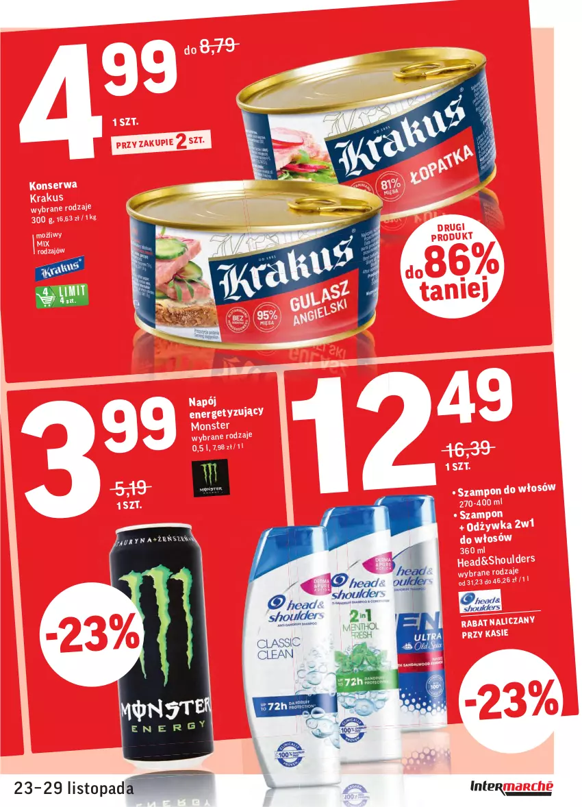 Gazetka promocyjna Intermarche - Gazetka promocyjna - ważna 23.11 do 29.11.2021 - strona 9 - produkty: Napój, Ser, Szampon, Top