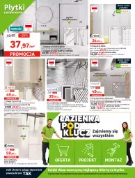 Gazetka promocyjna Leroy Merlin - Łazienka pod klucz - Gazetka - ważna od 18.01 do 18.01.2022 - strona 6 - produkty: Glazura, Por, Płytka, Velvet, Gres, Lazur, Gres szkliwiony, Fa