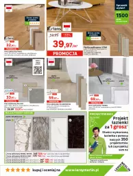 Gazetka promocyjna Leroy Merlin - Łazienka pod klucz - Gazetka - ważna od 18.01 do 18.01.2022 - strona 7 - produkty: Glazura, Por, Płytka, Velvet, Gres, Lazur, Gres szkliwiony, Fa