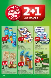 Gazetka promocyjna Auchan - z MAŁĄ CENKĄ dźwigniesz więcej! Hipermarket - Gazetka - ważna od 19.02 do 19.02.2025 - strona 12 - produkty: Ser, Gin, Jogurt, Szynka, Serek, Deser, Philadelphia, Monte