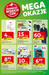 Gazetka promocyjna Auchan - z MAŁĄ CENKĄ dźwigniesz więcej! Hipermarket - Gazetka - ważna od 19.02 do 19.02.2025 - strona 9 - produkty: Top, Ser, Rajstopy, Szlafrok, Dzieci, Gatta, Płyn do spryskiwaczy, Bokserki, Fa