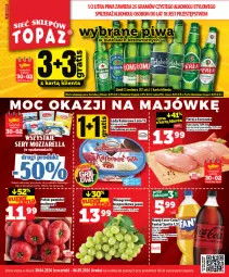 Gazetka promocyjna Topaz - Gazetka - Gazetka - ważna od 06.05 do 06.05.2026 - strona 1 - produkty: Mozzarella, Piwa, Ser, Gra, Lody