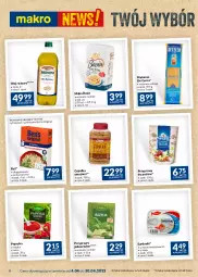Gazetka promocyjna Makro - Najlepsze oferty - Gazetka - ważna od 30.04 do 30.04.2023 - strona 6 - produkty: Makaron, Sos, Ryż, Olej ryżowy, Papryka, Sardynki, Mąka, Ryż basmati, Basia, Olej, Przyprawa do potraw