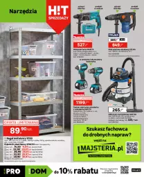 Gazetka promocyjna Leroy Merlin - Gazetka Leroy Merlin - Gazetka - ważna od 26.12 do 26.12.2023 - strona 26 - produkty: Grzejnik, Odkurzacz, Sok, Por, Gra, Rura, Wiertarka, Cynk, Pojemnik, Makita, Tran, Warka, Tarka, Regał, Wkręt, Sport, Młot, Młotowiertarka, Wkrętarka, Pojemnik plastikowy, Bateria, Celma, Młot udarowo-obrotowy, Brykiet drzewny, Regał metalowy, Odkurzacz warsztatowy, Dźwig, Groszek, Akumulator, Fa