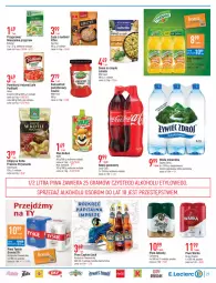 Gazetka promocyjna E Leclerc - Gazetka - ważna od 30.01 do 30.01.2022 - strona 27 - produkty: Piwo, Lubella, Mus, Zupa, Bell, Chipsy, Coca-Cola, Warka, Carlsberg, Napój gazowany, Przysnacki, Tymbark, Woda mineralna, Kubuś, Bella, Pudliszki, Woda, Napój, Pomidory, Heinz, Captain Jack, Pomidory krojone