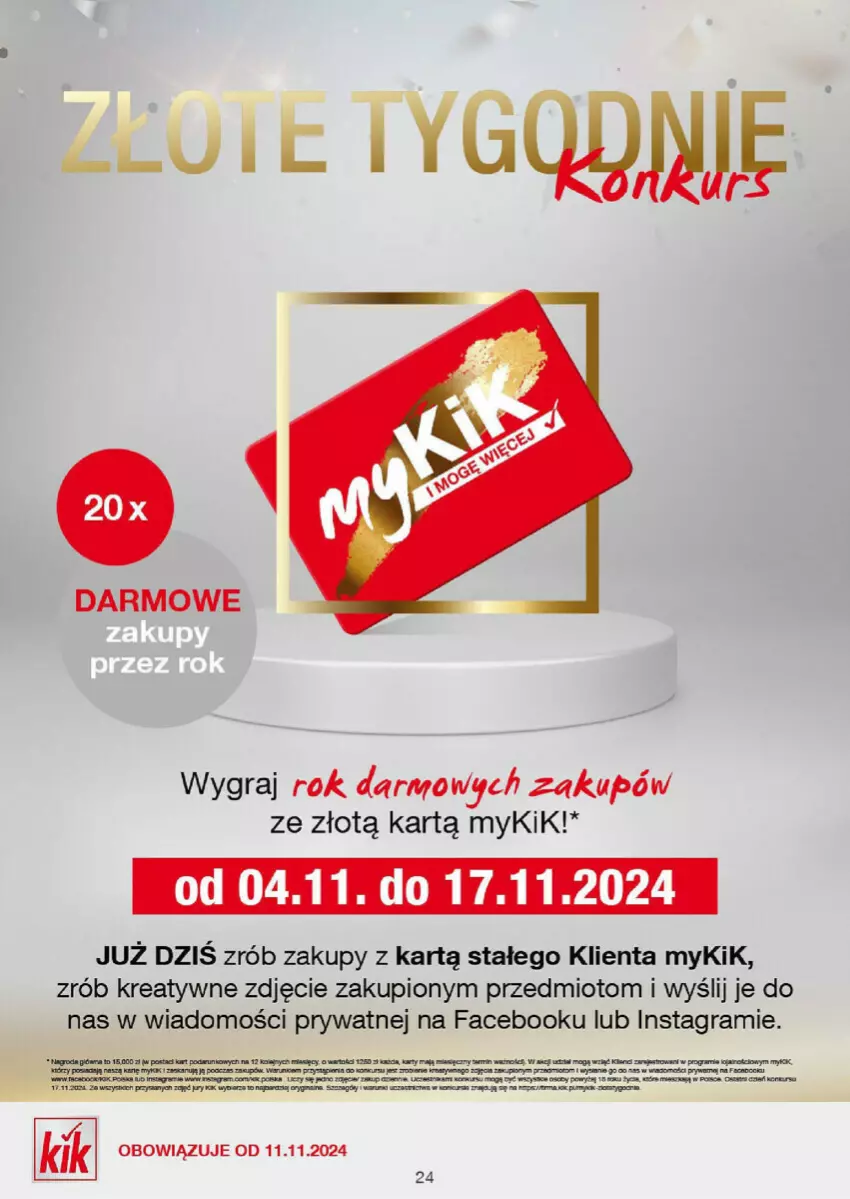 Gazetka promocyjna Kik - ważna 11.11 do 17.11.2024 - strona 17 - produkty: Fa, Gra, O nas