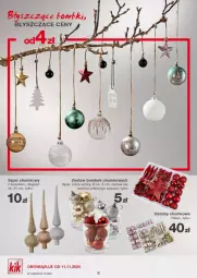 Gazetka promocyjna Kik - Gazetka - ważna od 17.11 do 17.11.2024 - strona 23 - produkty: Bombki, Wazon, Szpic, Zestaw bombek
