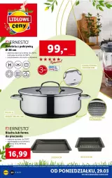Gazetka promocyjna Lidl - GAZETKA - Gazetka - ważna od 03.04 do 03.04.2021 - strona 20 - produkty: Piec, Por, Forma do pieczenia, Patelnia