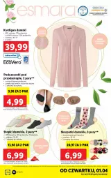 Gazetka promocyjna Lidl - GAZETKA - Gazetka - ważna od 03.04 do 03.04.2021 - strona 30 - produkty: Top, Sok, Kardigan, Karp, Skarpetki, Tera