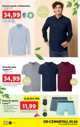 Gazetka promocyjna Lidl - GAZETKA - Gazetka - ważna od 03.04 do 03.04.2021 - strona 34 - produkty: Ser, Gin, Kosz, Koszula, Koszulka, Bokserki, Fa