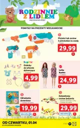 Gazetka promocyjna Lidl - GAZETKA - Gazetka - ważna od 03.04 do 03.04.2021 - strona 37 - produkty: Układanka, Barbie, Pistolet, Lalka