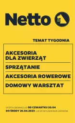 Gazetka promocyjna Netto - Akcesoria i dodatki - Gazetka - ważna od 26.04 do 26.04.2023 - strona 1 - produkty: Rower, Sprzątanie