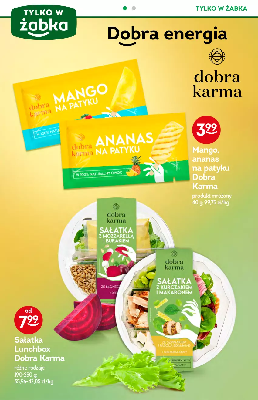 Gazetka promocyjna Żabka - ważna 18.08 do 24.08.2021 - strona 24 - produkty: Ananas, Mango, Sałat, Sałatka