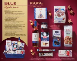 Gazetka promocyjna Makro - Świat prezentów - gotowe kosze i zestawy świąteczne oferta z alkoholem - Gazetka - ważna od 23.12 do 23.12.2022 - strona 12 - produkty: Ciastka, Kawa rozpuszczalna, Ser, Migdały, Jagody, Kawa, Herbata czarna, Taca, Sałat, Konfitura, Isana, Baton, Fanta, Wino, Herbata, Kakao, Fa
