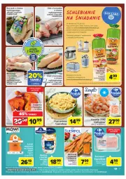 Gazetka promocyjna Carrefour - Gazetka Market Zyskoteka - Gazetka - ważna od 22.10 do 22.10.2022 - strona 7 - produkty: Kurczak, Udo z kurczaka, Sos, Gry, Suempol, Klej, Kret, Chleb tostowy, Dan Cake, Krewetki, Chleb, Flaki, Flaki wołowe, Podudzie z kurczaka