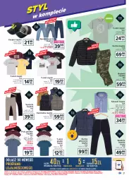 Gazetka promocyjna Carrefour - Gazetka Szkoła modna różnorodna - Gazetka - ważna od 04.09 do 04.09.2021 - strona 21 - produkty: Spodnie jeans, Kurtka, Kosz, Czapka, T-shirt, Koszula, Kamizelka, Spodnie, Fanta, Fa