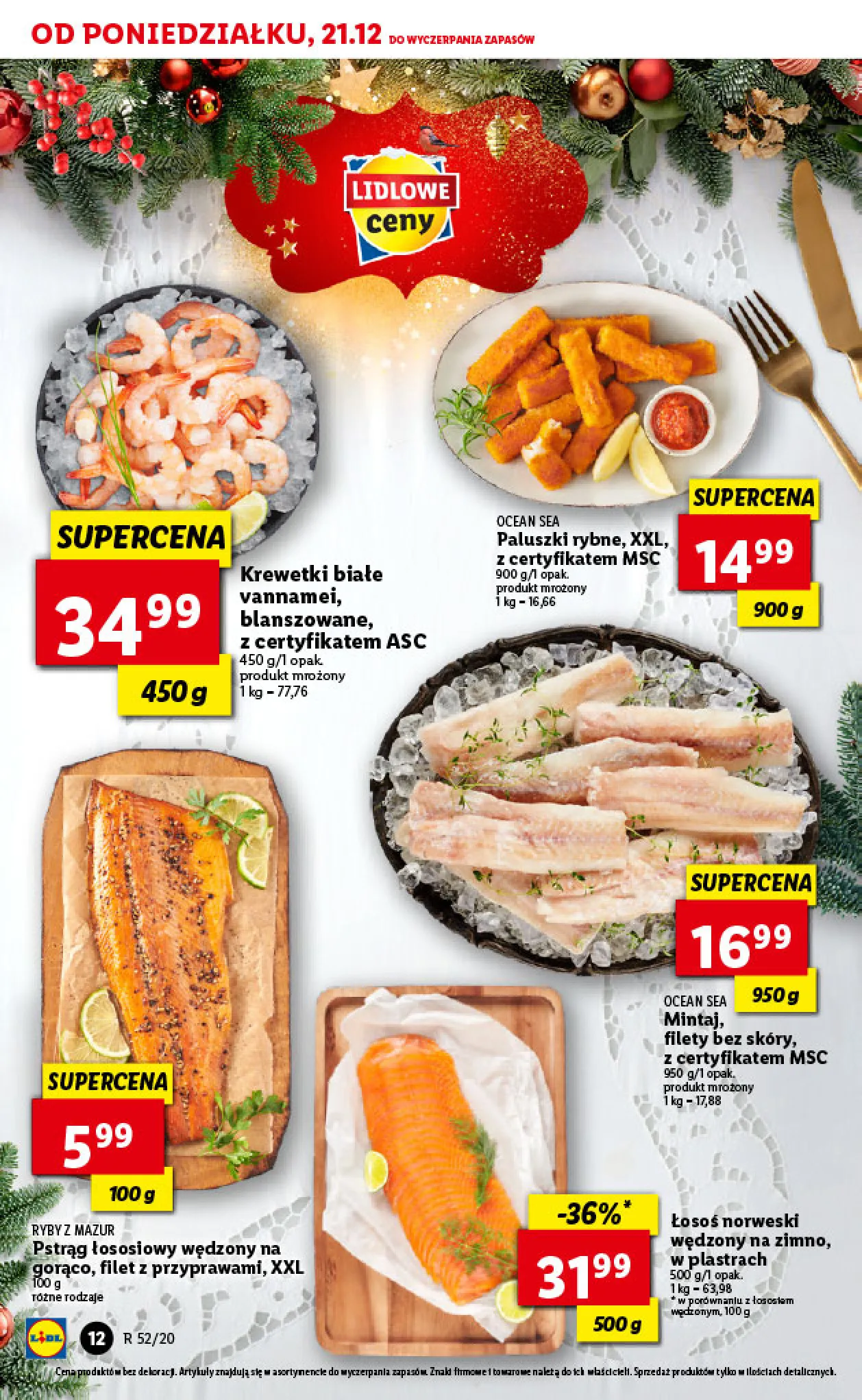 Gazetka promocyjna Lidl - wigilia - ważna 21.12 do 24.12.2020 - strona 12