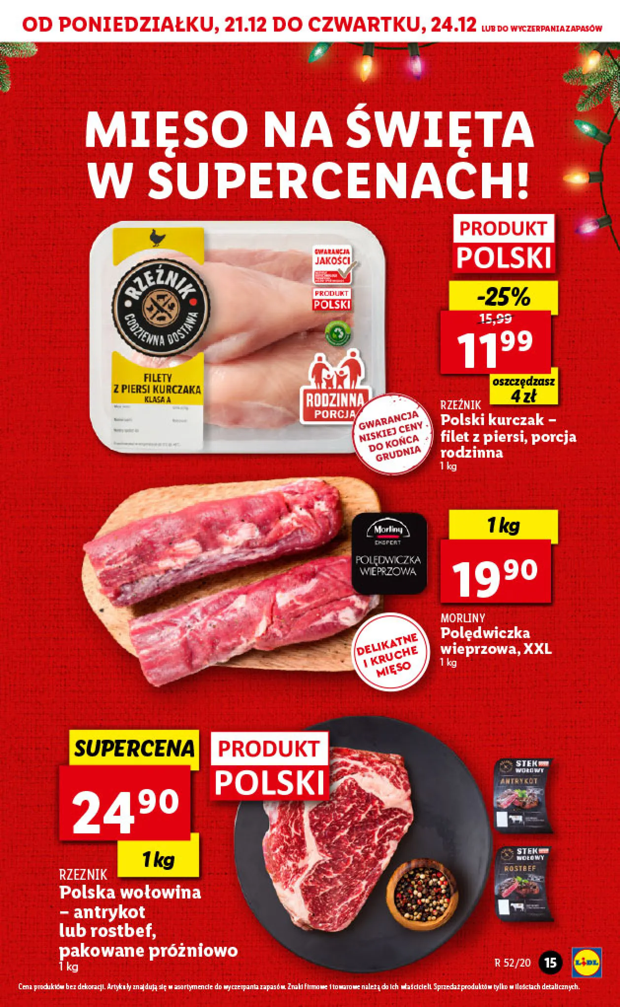 Gazetka promocyjna Lidl - wigilia - ważna 21.12 do 24.12.2020 - strona 15