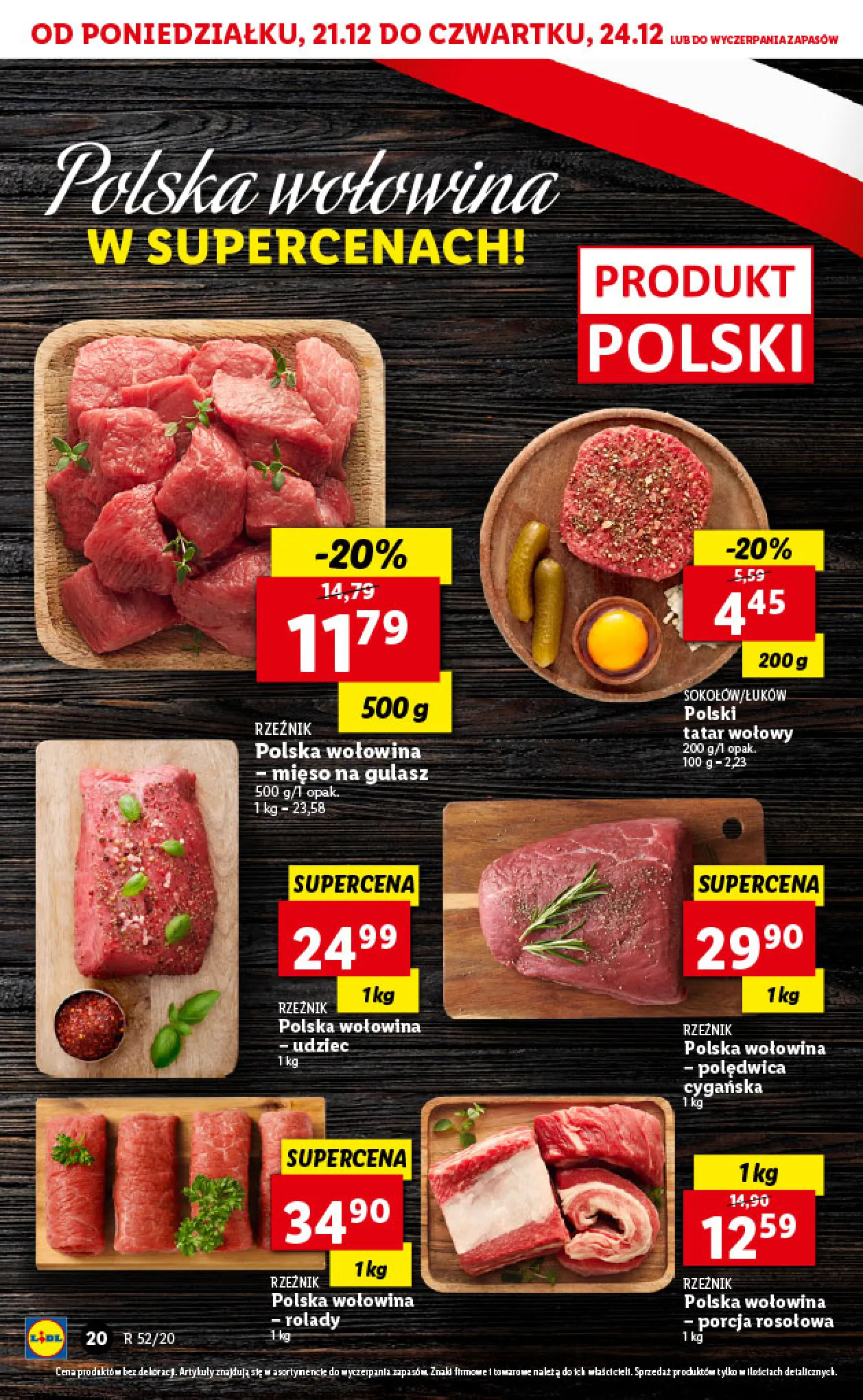 Gazetka promocyjna Lidl - wigilia - ważna 21.12 do 24.12.2020 - strona 20