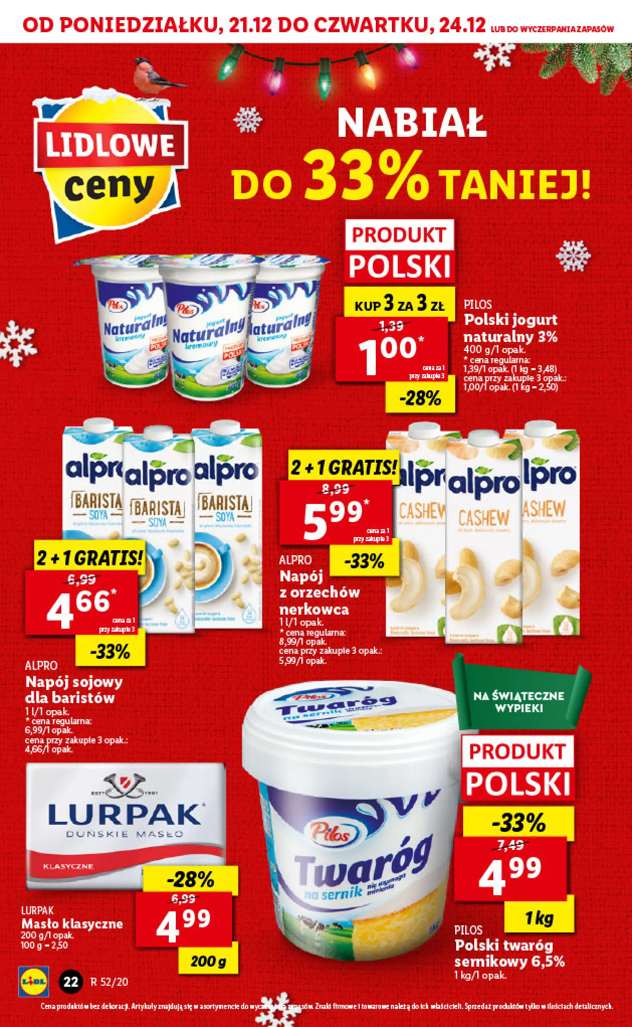 Gazetka promocyjna Lidl - wigilia - ważna 21.12 do 24.12.2020 - strona 22