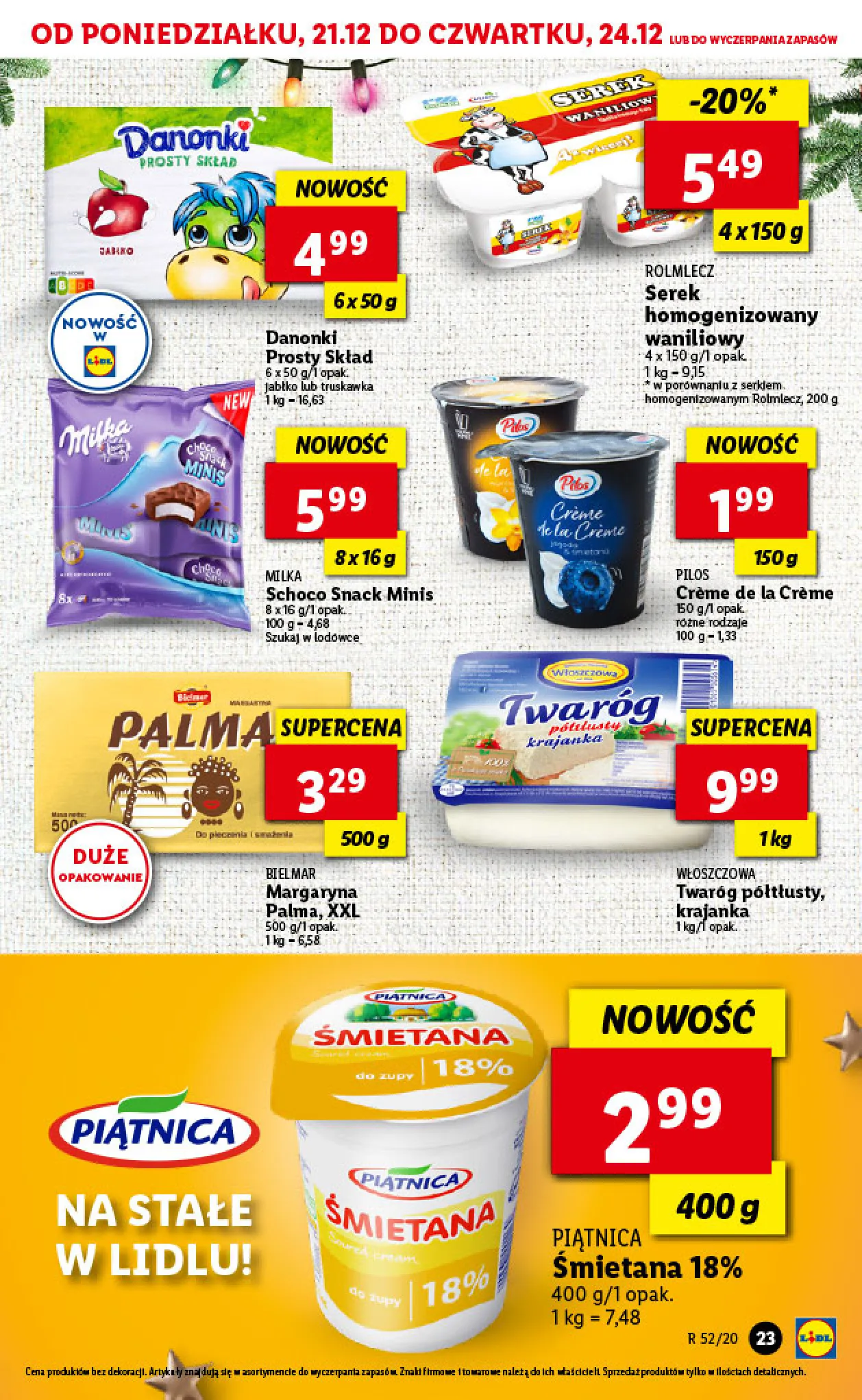 Gazetka promocyjna Lidl - wigilia - ważna 21.12 do 24.12.2020 - strona 23