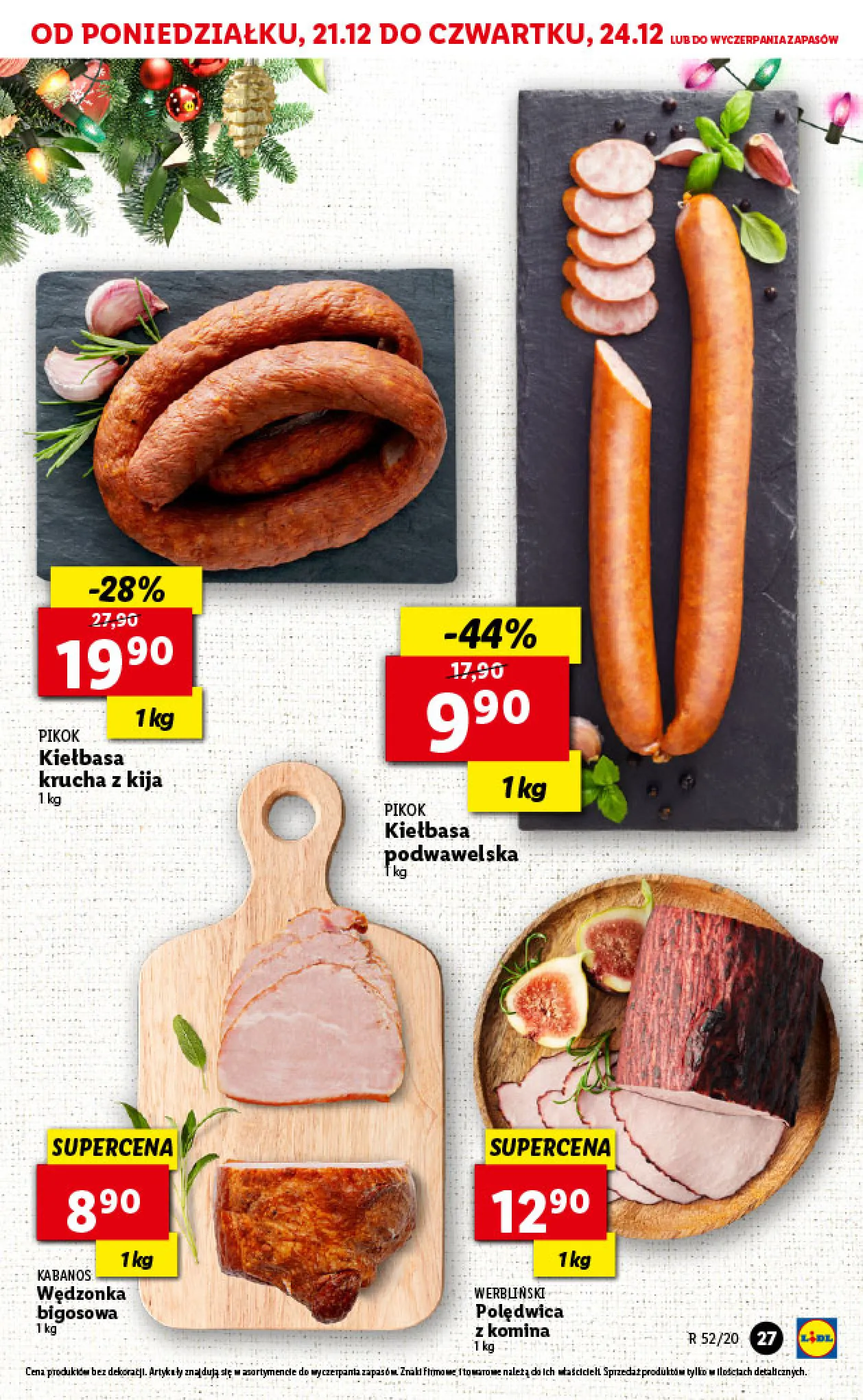 Gazetka promocyjna Lidl - wigilia - ważna 21.12 do 24.12.2020 - strona 27