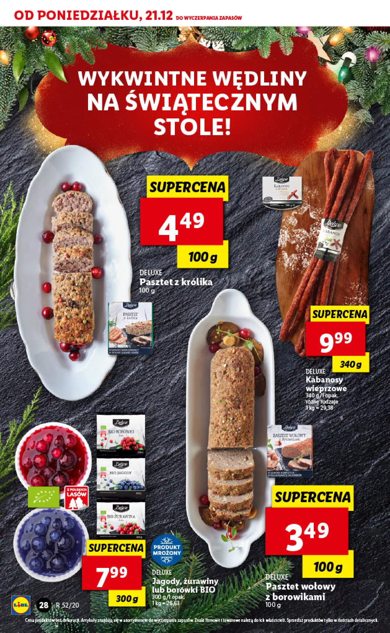 Gazetka promocyjna Lidl - wigilia - ważna 21.12 do 24.12.2020 - strona 28