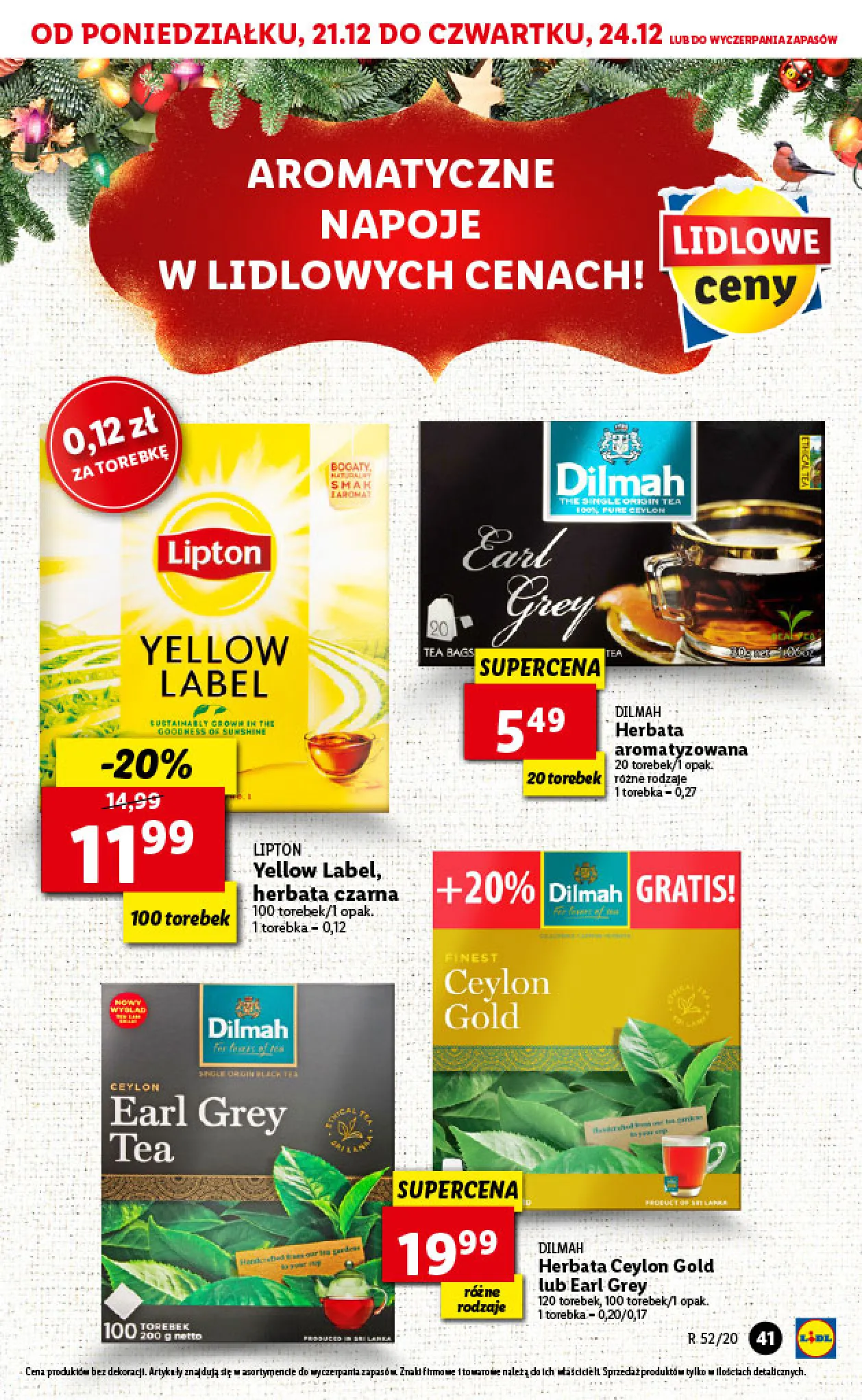 Gazetka promocyjna Lidl - wigilia - ważna 21.12 do 24.12.2020 - strona 41