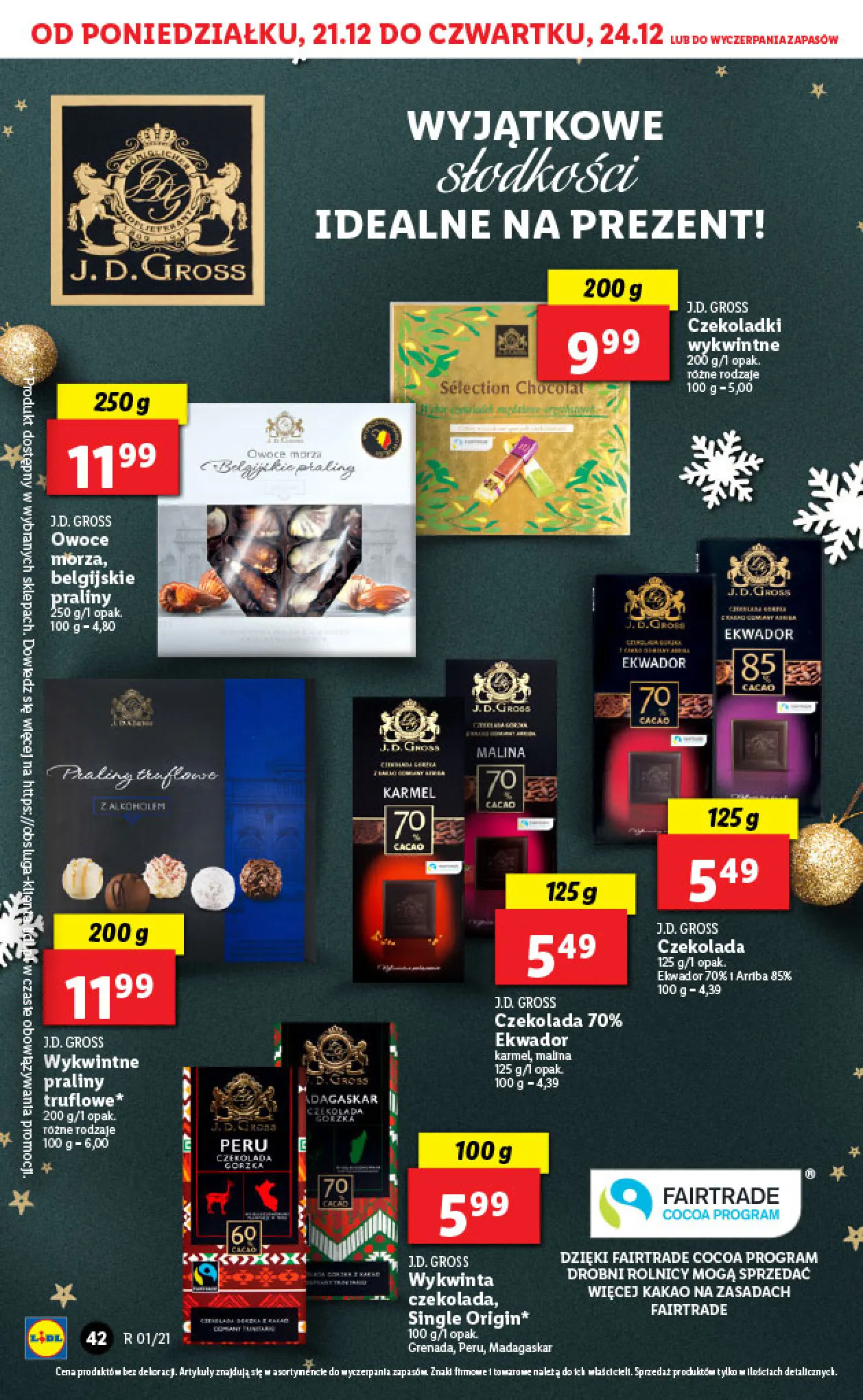 Gazetka promocyjna Lidl - wigilia - ważna 21.12 do 24.12.2020 - strona 42