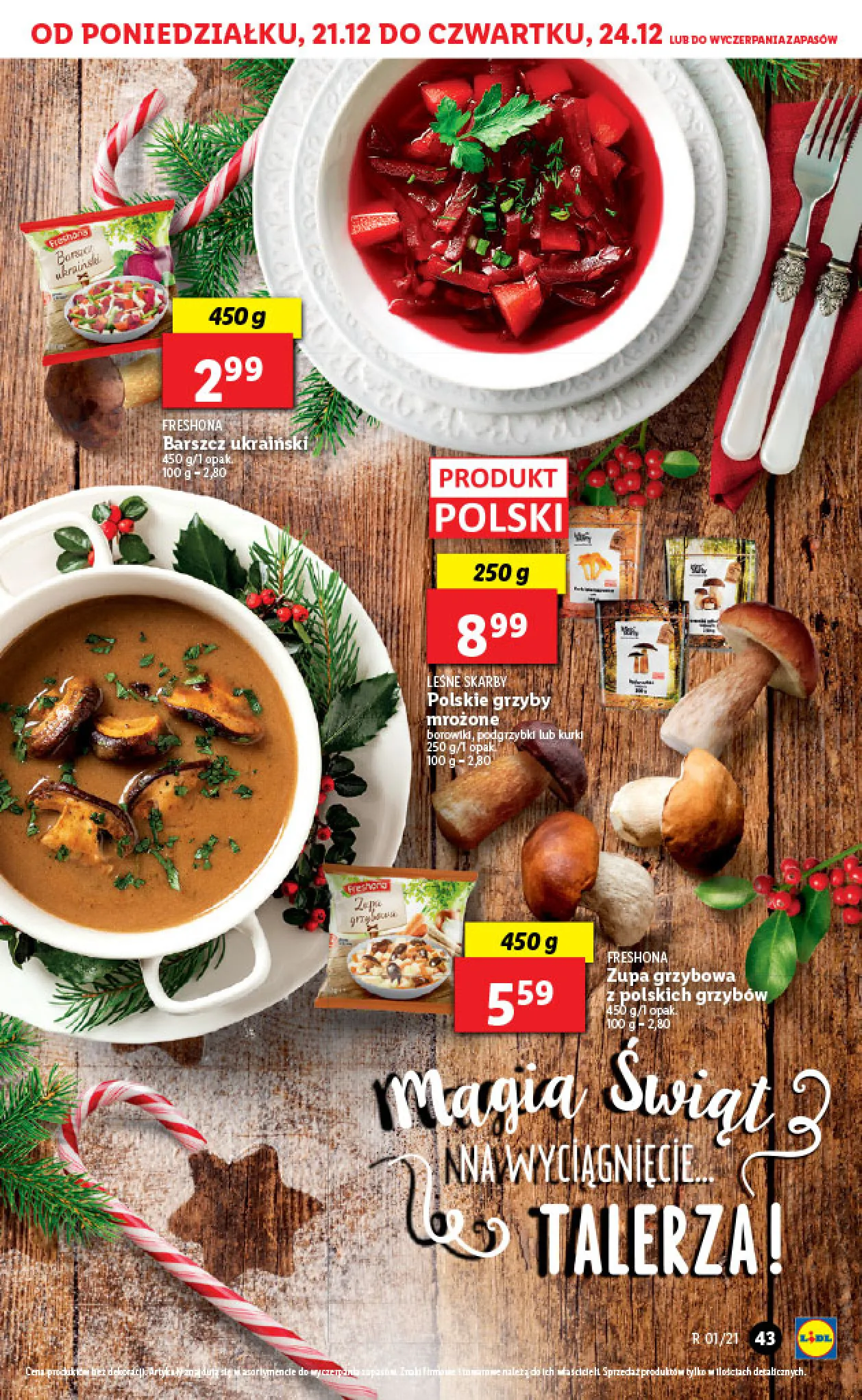 Gazetka promocyjna Lidl - wigilia - ważna 21.12 do 24.12.2020 - strona 43