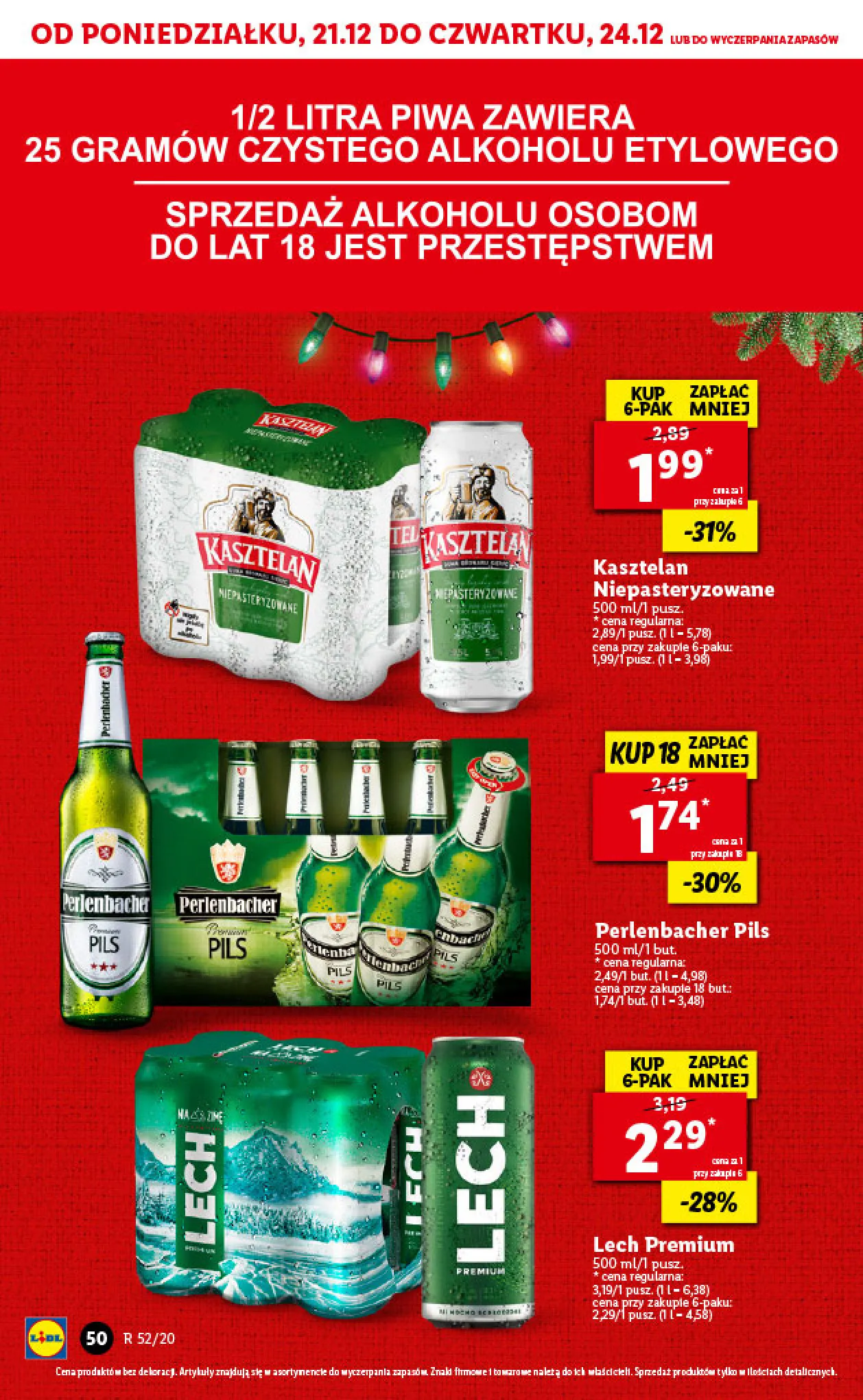 Gazetka promocyjna Lidl - wigilia - ważna 21.12 do 24.12.2020 - strona 50