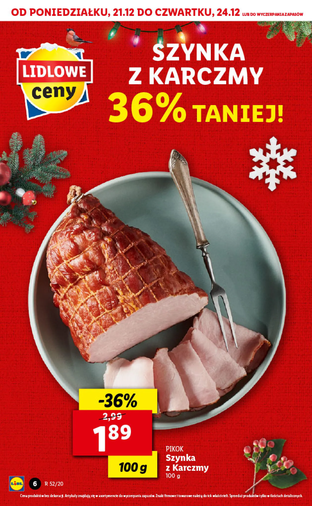 Gazetka promocyjna Lidl - wigilia - ważna 21.12 do 24.12.2020 - strona 6