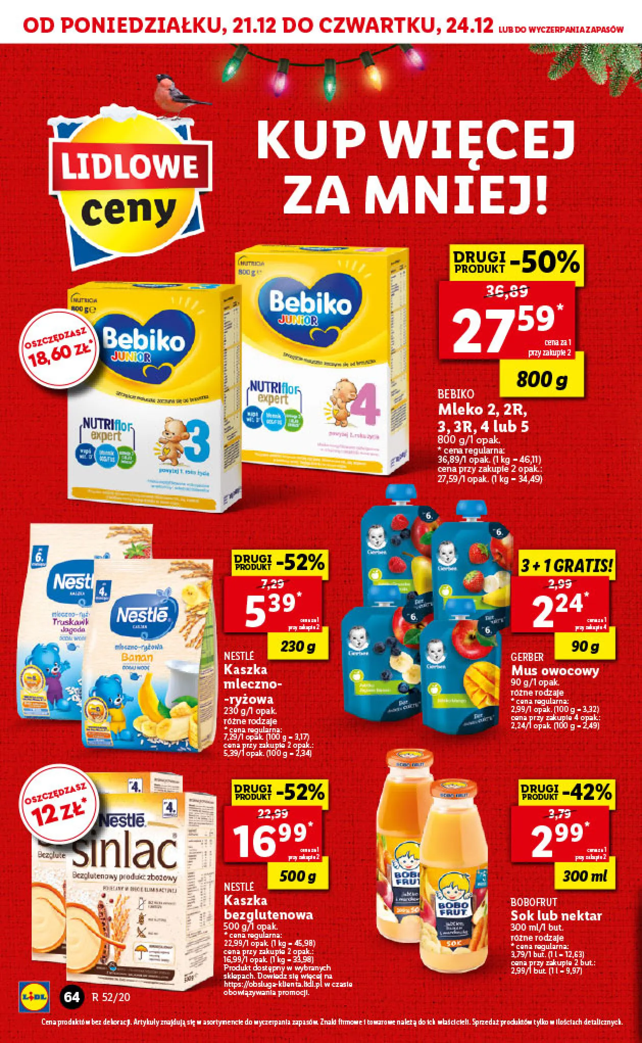 Gazetka promocyjna Lidl - wigilia - ważna 21.12 do 24.12.2020 - strona 64