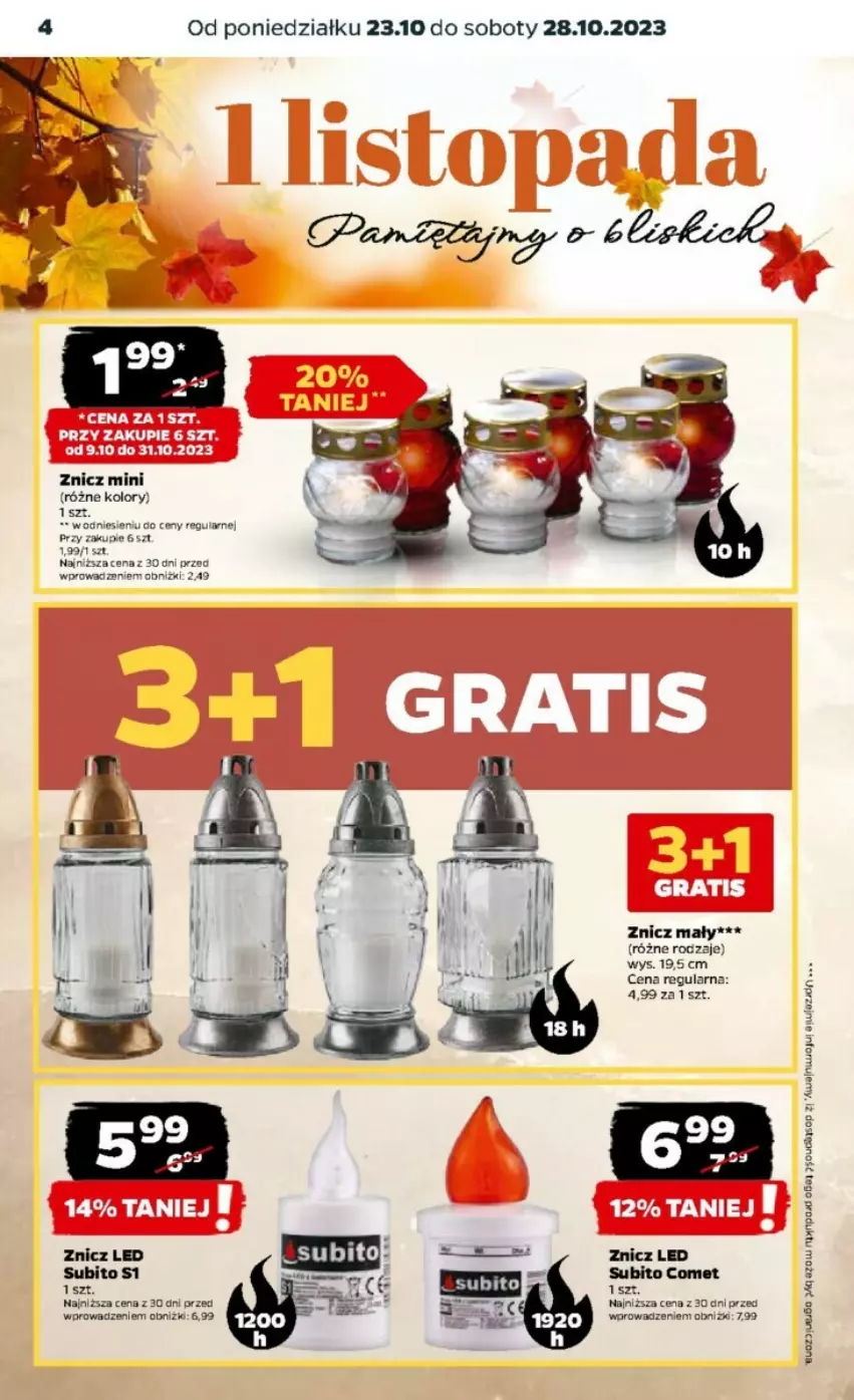 Gazetka promocyjna Netto - ważna 23.10 do 29.10.2023 - strona 21 - produkty: Znicz