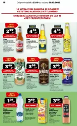 Gazetka promocyjna Netto - Gazetka - ważna od 29.10 do 29.10.2023 - strona 10 - produkty: Piwa, Piwo, Gra, Ice tea, Tyskie, Warka, Corona Extra, Radler, Tymbark, Aronia, Napój, Grejpfrut, Hortex