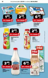 Gazetka promocyjna Netto - Gazetka - ważna od 29.10 do 29.10.2023 - strona 4 - produkty: Deser mleczny, Ser, Inka, Zott, Jogurt, Napój roślinny, Napój jogurtowy, Serek, Bakoma, Deser, Napój, Monte