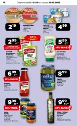 Gazetka promocyjna Netto - Gazetka - ważna od 29.10 do 29.10.2023 - strona 6 - produkty: Hummus, Krakus, Sos, Ser, Mus, Gin, Dega, Tuńczyk, Oliwa z oliwek, Pudliszki, Oliwa
